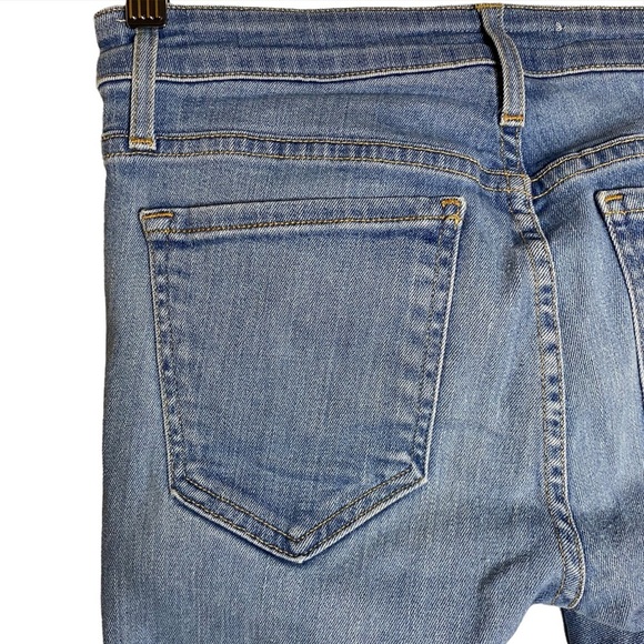 Joie Jeans Mid-Rise Skinny Leg Medium Blue Wash Stretch Jeans 25 - Picture 10 of 16